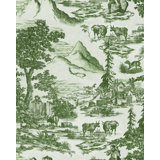 Tyrol Apres-Ski Home Toile Wallpaper Roll