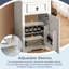 Meuble-lavabo moderne 20 "avec lavabo en céramique-1651058650