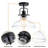 Flush Mount Ceiling Light Fixture Farmhouse Light Fixture
