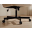Chaise de bureau avec accoudoirs et roulettes réglables, fauteuil de coiffeuse avec grand coussin de siège, dossier réglable et tissu chenille doux; Convient aux chambres à coucher, aux bureaux et aux vestiaires.-60134614