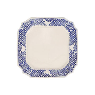Uccello Blu Handmade Stoneware Salad/Dessert Plate