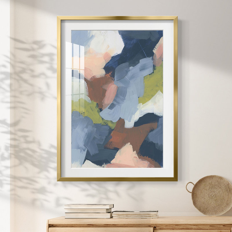 Soft Indigo Atmosphere II -Framed Print