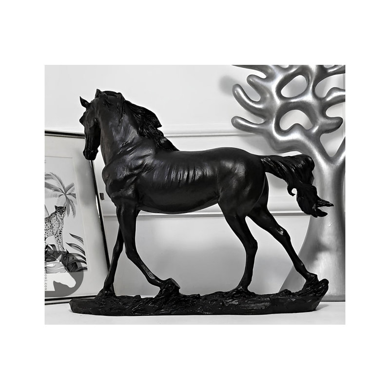 Elegant Black Decorative Object, 11.8 x 4.7 x 16.9 Inches | 100% Polyester Material, Stylish and Modern Design | Perfect Accent for Home Decor, Living Room, or Office Spaces, Enhances Any Environment