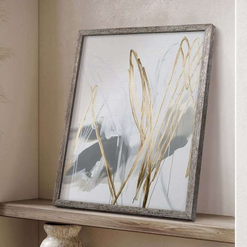 ABSTRACT Series DCC XXIV, reproduction encadrée - bois massif, H 15 po x l 12 po