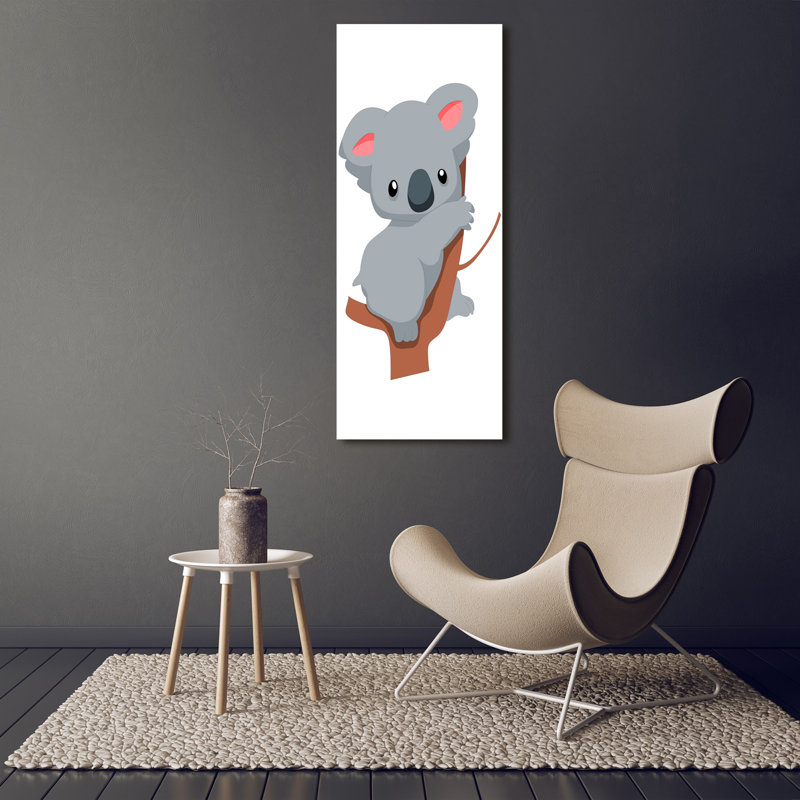 Panda on the tree 1 Piece Wrapped Canvas Wall Art