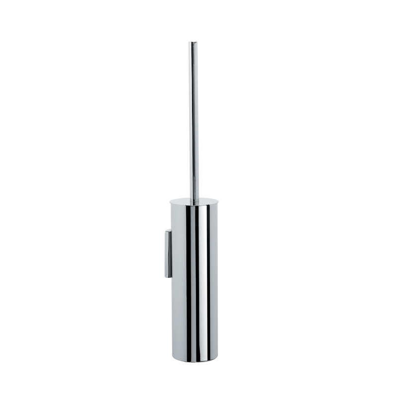 Skoati Complements 21.3in. H Wall Mounted Toilet Brush and Holder