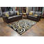 Tapis noir / beige Wargo