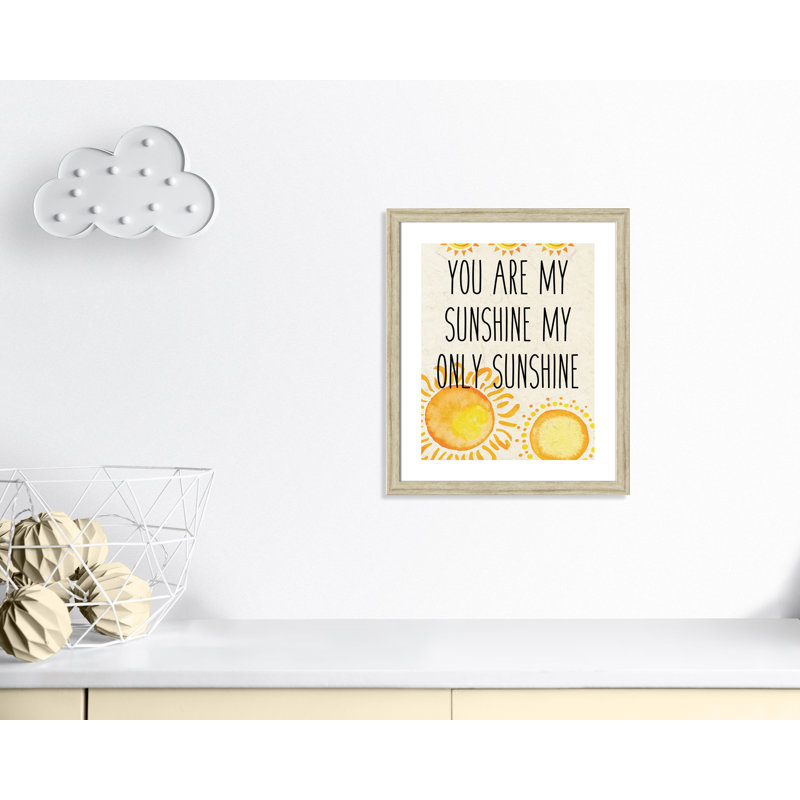 Adhésif décoratif soleil A, H 24,5 po x l 20,5 po x P 0,6 po, Cadre plat beige