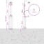 Outdoor Shower and Footwash Spout-131649134