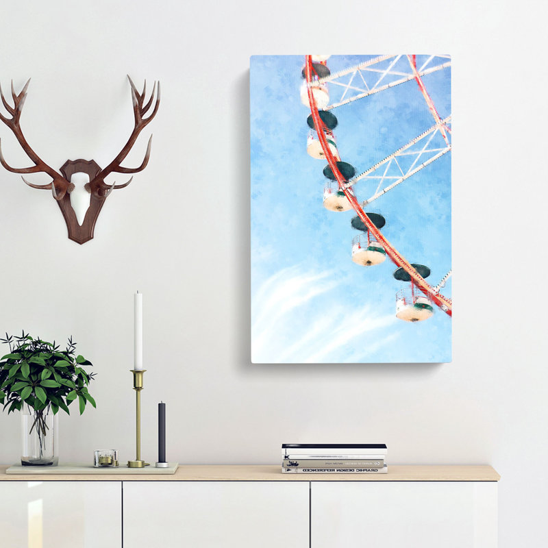 Ferris Wheel - Wrapped Canvas, 91cm H x 60cm W x 3cm D
