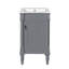 Meuble-lavabo autoportant de 18 po avec lavabo moderne et lavabo-970178241