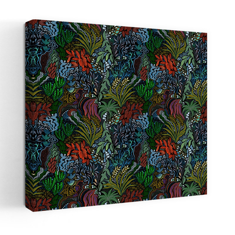 Art contemporain contemporain abstrait "Bold Classic", H 48 po x l 48 po