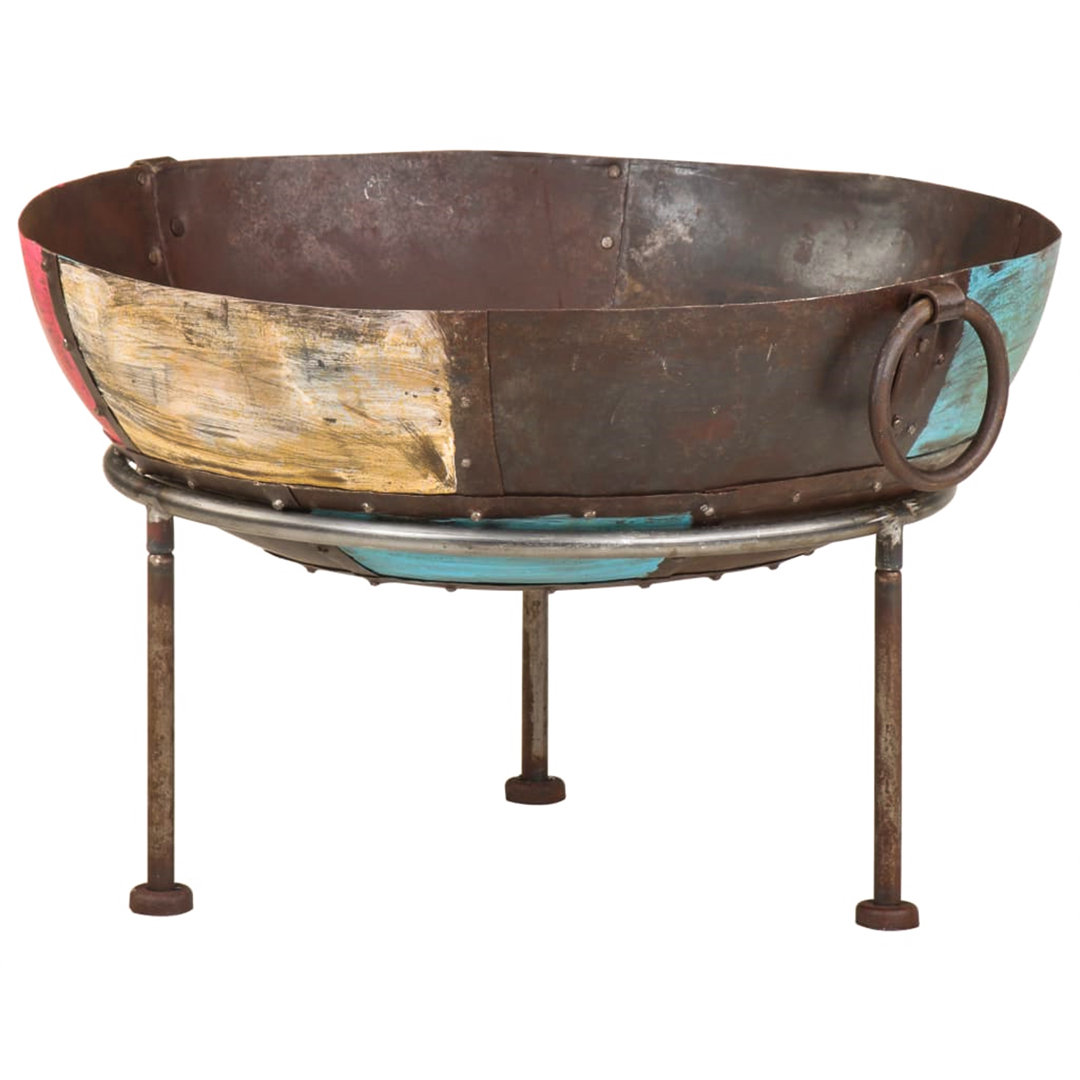 Bulle 38Cm H x 60Cm W Iron Wood Burning Outdoor Fire Pit