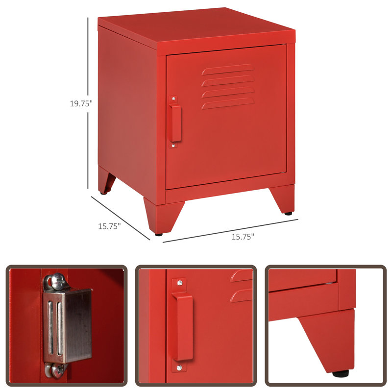 Sarkaria Steel Top End Table