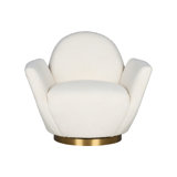 Alba Boucle Swivel Armchair