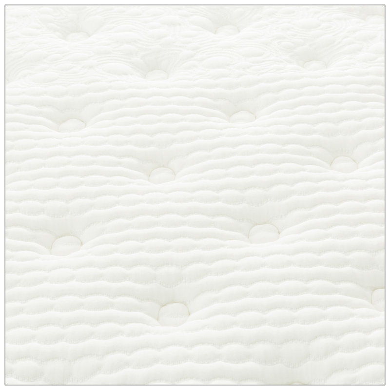Matelas hybride 12 po, mousse viscoélastique imprégnée de gel et matelas à ressorts ensachés, technologie de refroidissement, transfert à faible mouvement