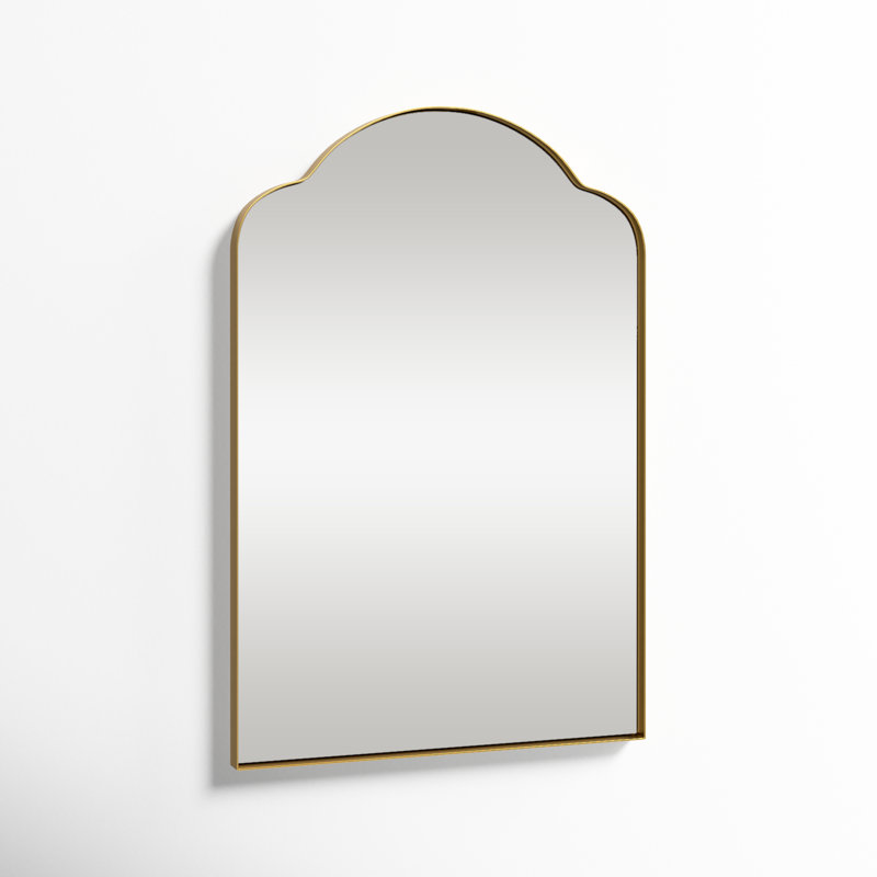 Naja Stainless Steel Arch Wall Mirror