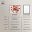 «Red Blooms in a Vase Shadowbox», art mural occidental par Art Remedy-115121107-115121112