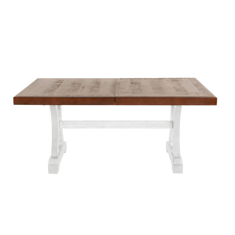 Table de salle à manger formelle blanche 1pc