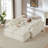 Modern Corduroy Cloud Sofa With High-Density Sponge Fill For Ultimate Comfort And Stylish Modular Seating.