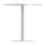 Table bistro ronde 31,5 pouces avec plateau en faux marbre, structure en métal robuste facile à assembler-1186484187