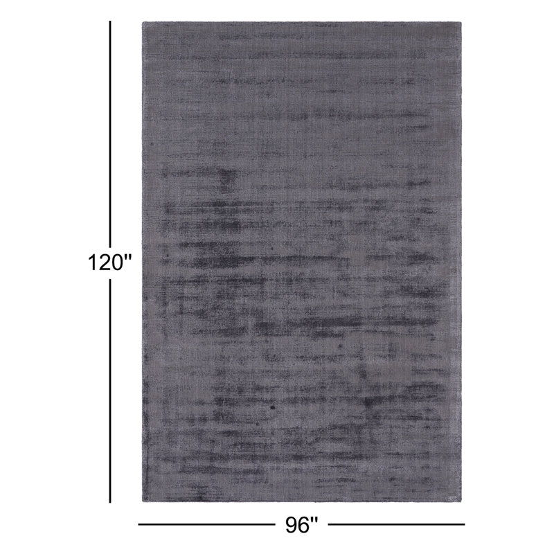 Fennel Hand Loomed Viscose Indoor Rug, Rectangle 8' x 10'