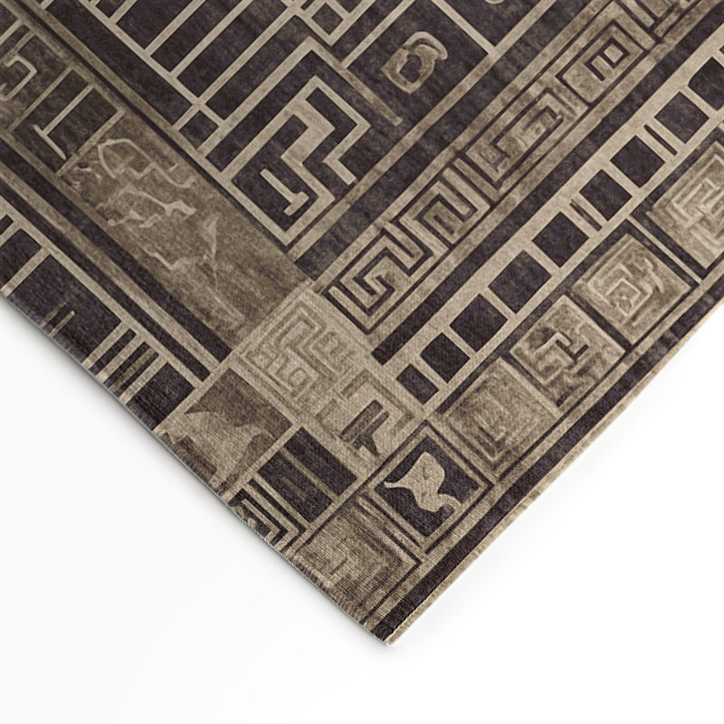 Acropolis Echo Indoor And Outdoor Area Rug, Rectangle 5' x 7'