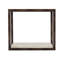 Kinsley Glass Top Floor Shelf End Table with Storage
