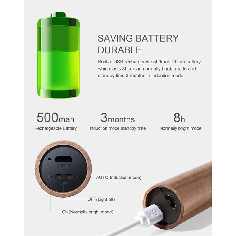 Davaney Wood LED Wallchiere