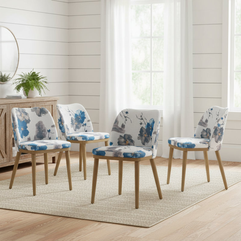 Fabric Upholstered Dining Chairs
