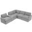 Canapé modulaire inclinable avec rangement pour cinéma maison Ronin-1377101520