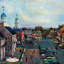 Delaware street, impression sur toile tendue-15924229