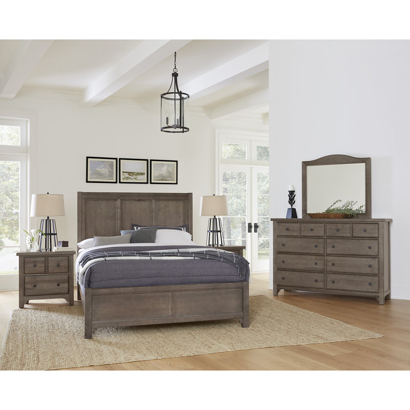 Bodoy Standard Bed, Gray