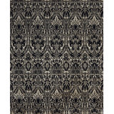 Modern Tibet Hand Knotted Area Rug in Black