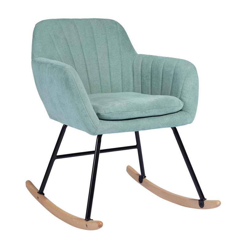 Mullinax Rocking Chair, Light Green