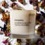 Creamy Bergamot Scented Jar Candle