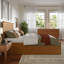 Lit plateforme en bois massif avec pied de lit et tiroirs de rangement Nantucket-96140420-96140421