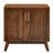 Fluted Cabinet - Adjustable Shelves & Solid Wood Legs For Kitchen, Dining Room Walnut Mid Century Modern Storage With Sideboard Room, Hallway