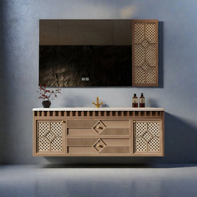Armoire de salle de bain style français