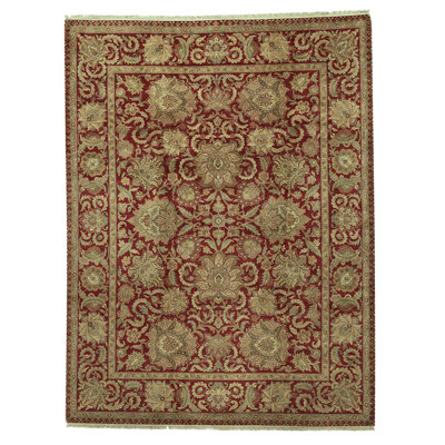 One-of-a-Kind Rectangle 9'1" X 11'11" Hand Knotted Area Rug