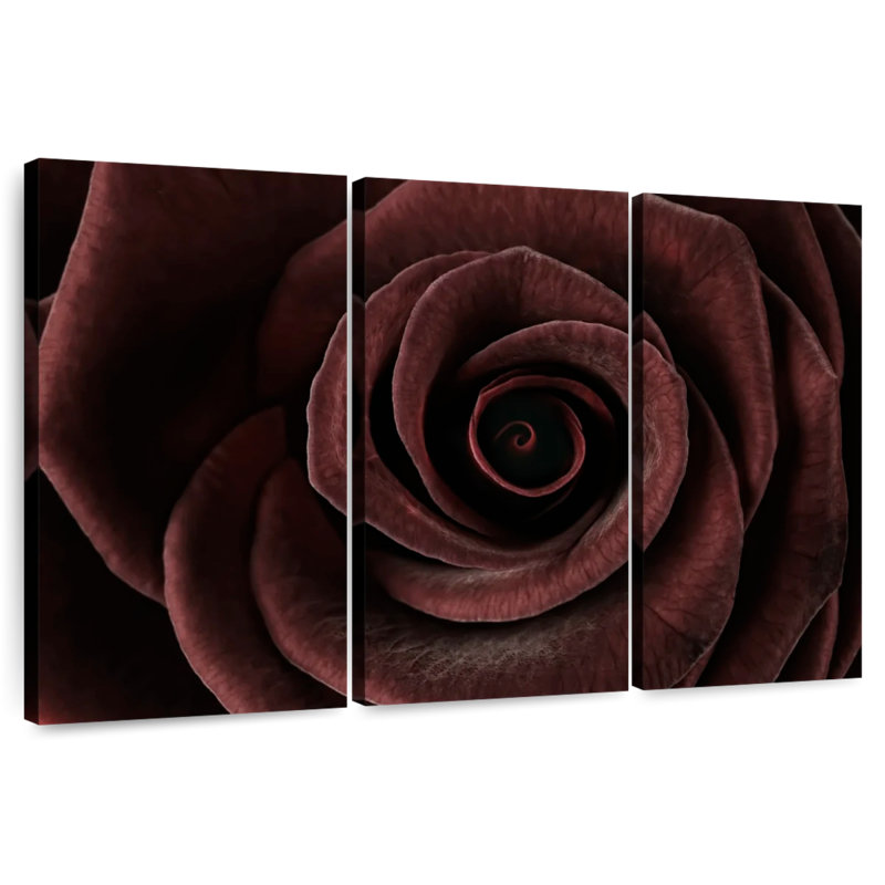 Hitzel Dark Rose, 32" H x 50" W