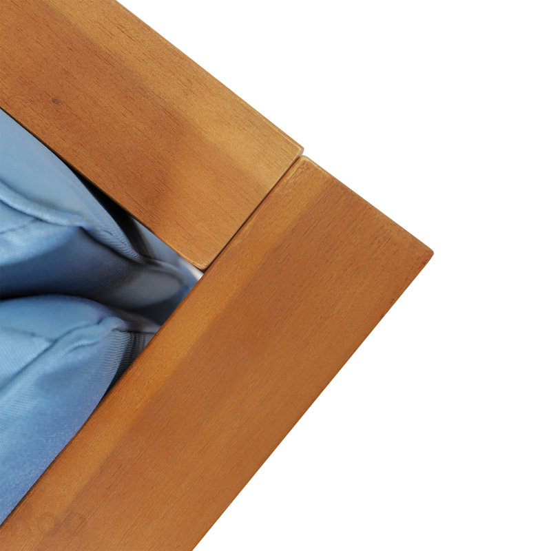 Banc de coin droit X-Back, bleu