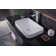 Arvina™ Cotton White Vitreous China Rectangular Vessel  Bathroom Sink with Overflow