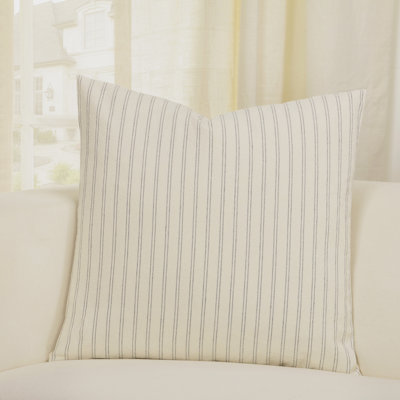 Ticking Stripe Throw Pillow
