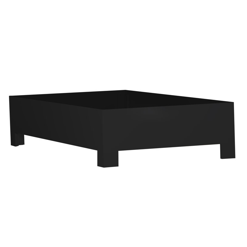 16" Standard Bed Frame, Twin XL, Black