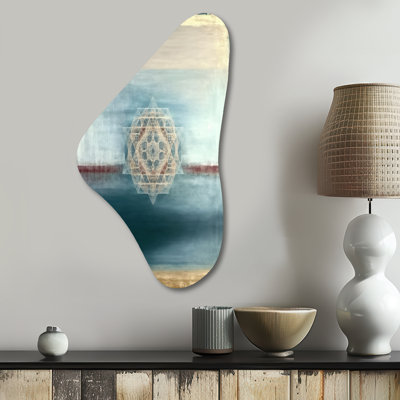 Tien - Modern Geometric Boomerang Shape Asymmetric Metal Wall Art