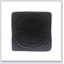 Table d'appoint Twist Shape, texture semblable au bois, couleur noire