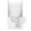 Baignoire de fibre de verre 53" x 29" avec robinet, éclairage et chauffage Mohave-23012222