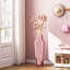 Crystal Pink Glass Floor Vase