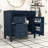 Bathroom Vanity without Top Sink, Bathroom Storage Cabinet with 2 Drawers and a Tip-out Drawer-94955107-114498807
